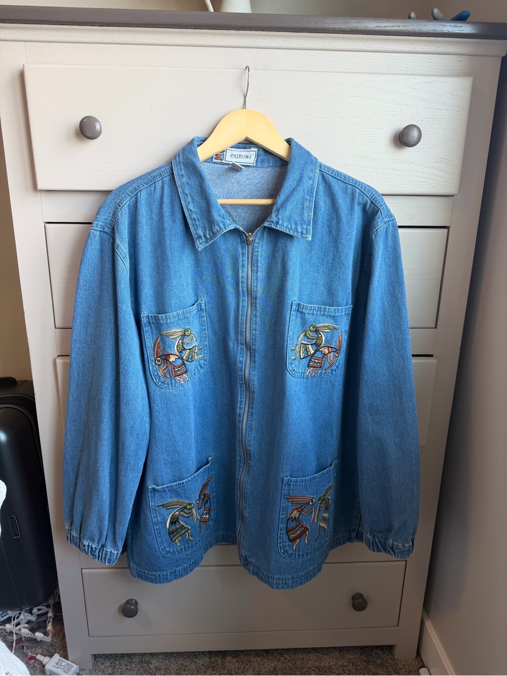 Vintage Southwestern Denim Jacket